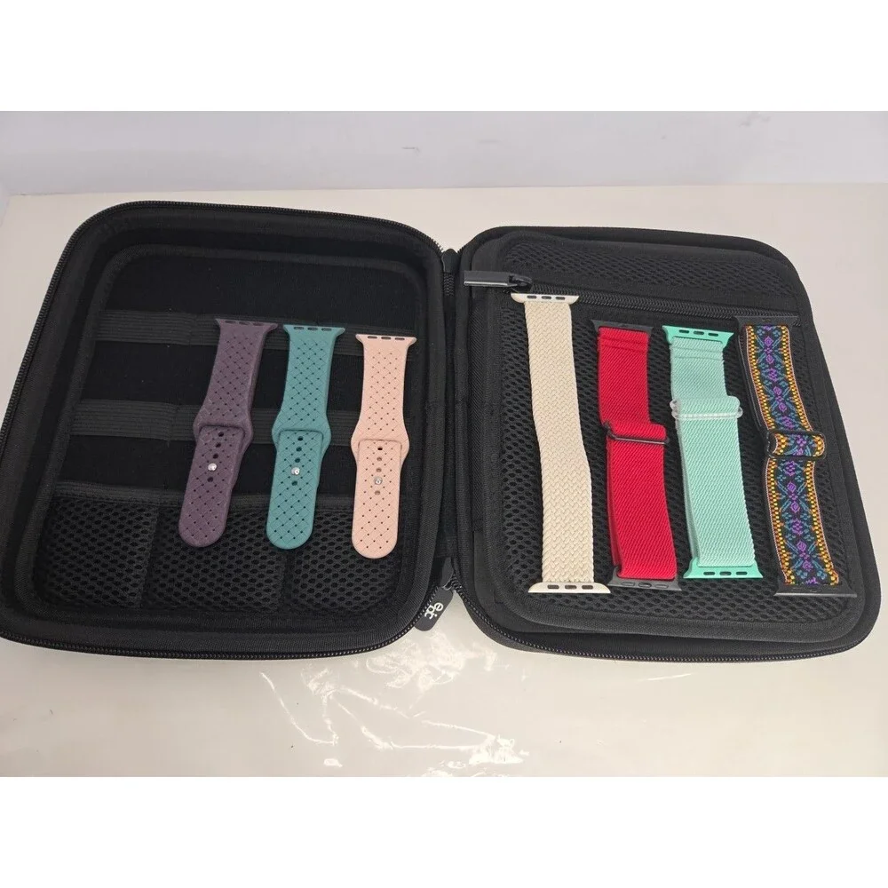 Epic Watch Bands Storage Travel Case Hard Shell for Apple Watch Bands + 7 Bands!